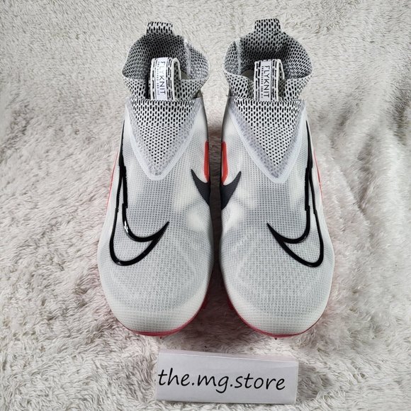 Nike Alpha Menace Elite 3 White/Red Mens Sz 11.5 Football Cleats CT6648-103 main image 7